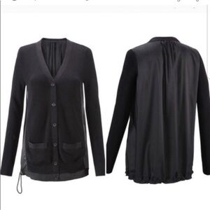 Cabi 5143 Windbreaker Boyfriend Cardigan Black Size M Medium